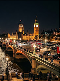 London Big Ben Night View