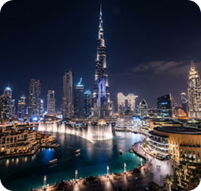 Dubai Burj Khalifa night view
